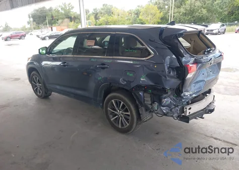 2018 Toyota Highlander Xle из США, поврежденный, VIN 5TDJZRFH8JS832423